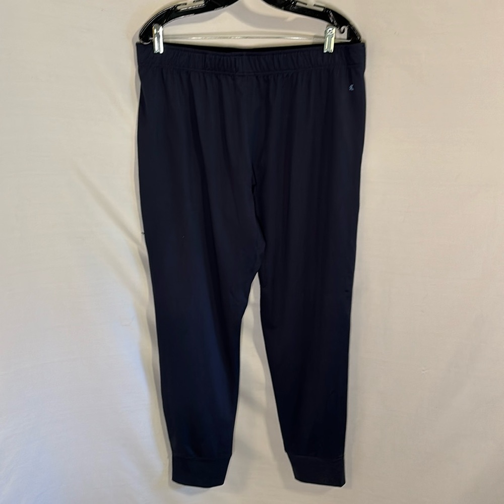 Kyodan Jogger Leggings Pants Size Large  Blue Navy